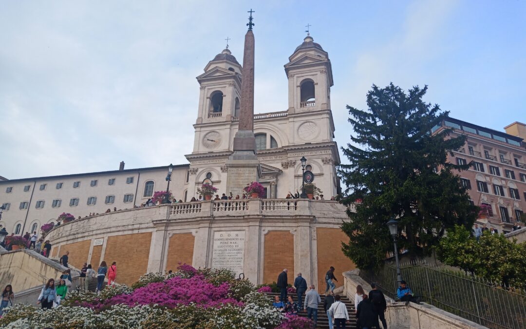 บันไดสเปน(Spanish Steps)อิตาลี2022