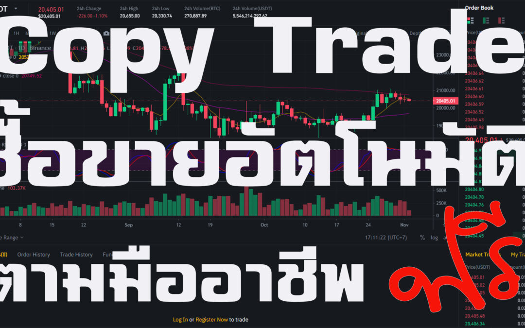Copy Trade ซื้อขายอัตโนมัติตามมืออาชีพให้เรา(ฟรี)