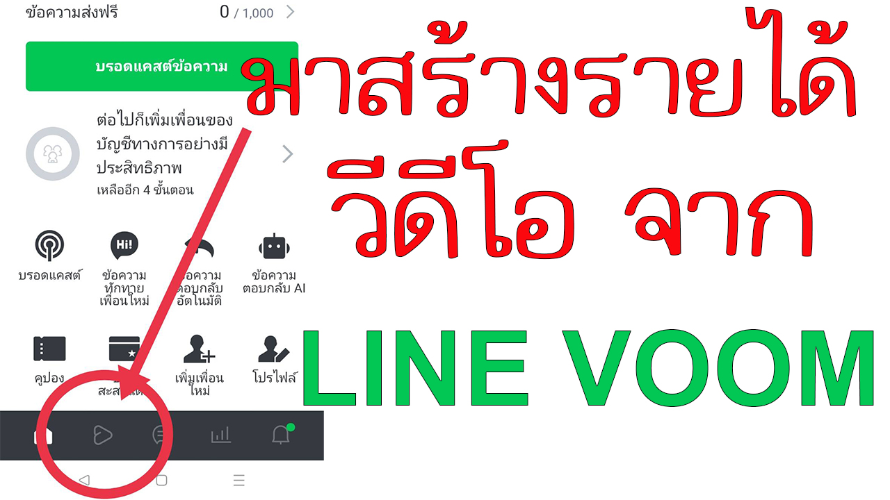 You are currently viewing วิธีหาเงินผ่าน Line Voom